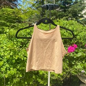 AMERICAN APPAREL NUDE CROP TOP